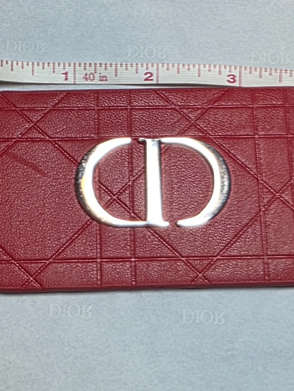 Dior Cannage Red Card Mirror